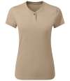 PR319 Premier Ladies Cotton Rich Comis T-Shirt Khaki colour image